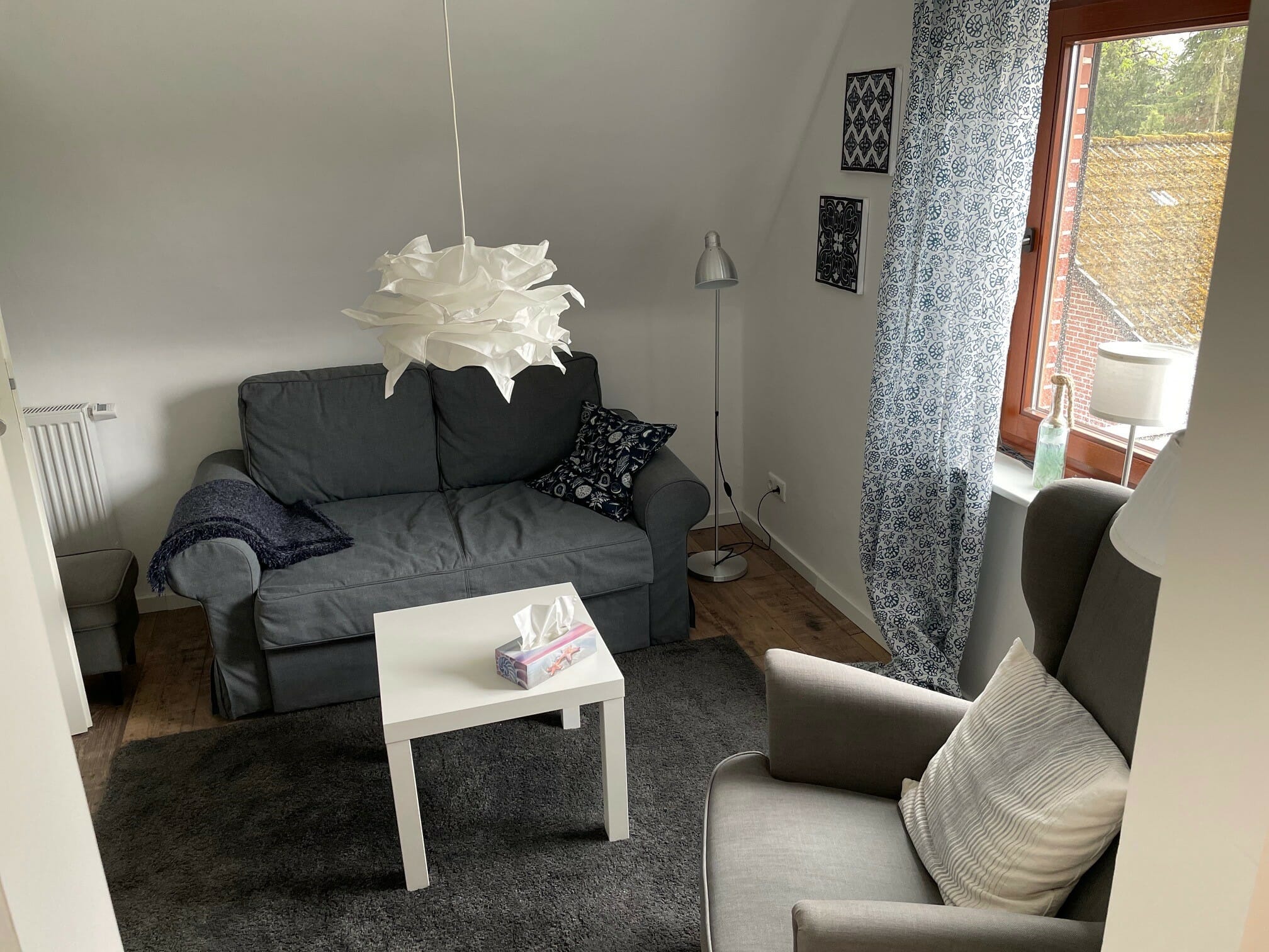 Ferienwohnung FLUT in Kollmar mit Dachterrasse und Blick Richtung Elbdeich